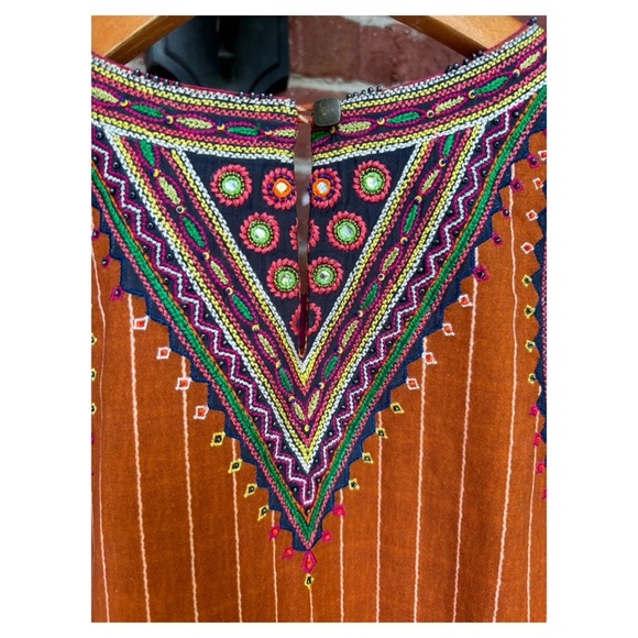 NWOT Anthropologie Tanvi Kedia Joya Sleeveless Top In Bronze Size Small - Picture 11 of 14